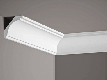 Listwa sufitowa Mardom Decor MD145 biała wym. 200 x 6 x 6 cm, z PolyForce