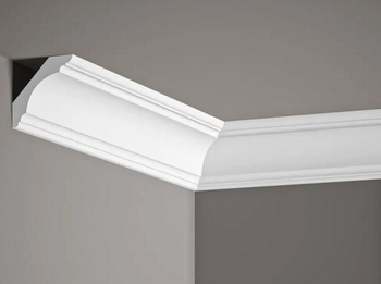 Listwa przysufitowa biała MDB167 wym. 200 x 5.5 x 5.5 cm, z ProFoam