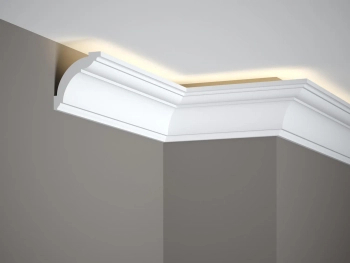 Listwa oświetleniowa sufitowa MD367 biała wym. 200 x 7 x 7.2 cm, z PolyForce