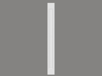 Pilaster D1515 biały wym. 200 x 2 x 19.7 cm, z ProFoam