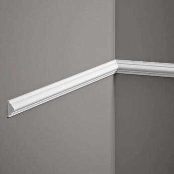 Listwa ścienna MD003 biała wym. 200 x 1 x 2.2 cm, z PolyForce