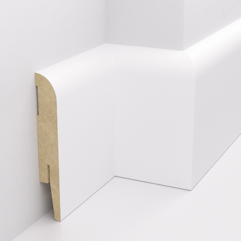 Listwa przypodłogowa MDF OTTO, Biała Premium, 10cm