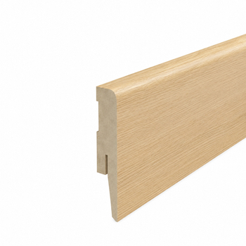 PRÓBKA 20 CM - Listwa przypodłogowa MDF TRIO R5, Dąb Natur, 8cm