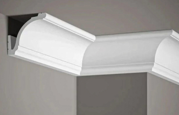 Listwa sufitowa wielofunkcyjna MD161 biała wym. 200 x 9.2 x 8.3 cm, z PolyForce