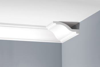 Listwa gzymsowa gładka Creativa LGG-10, wym. 5.5 x 13.5 x 240 cm