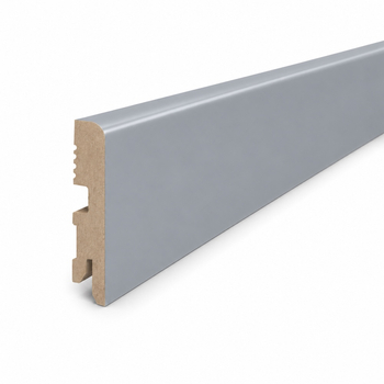 Listwa przypodłogowa MDF lakierowana UV, szara RAL7042 - FOGE LB1 8cm