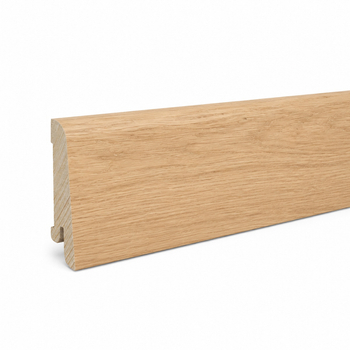 Listwa przypodłogowa drewniana 60x15 mm - dąb europejski lakierowany