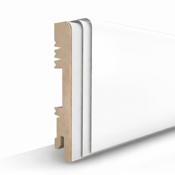 Listwa przypodłogowa MDF lakierowana biała FOGE LB1 - 10cm