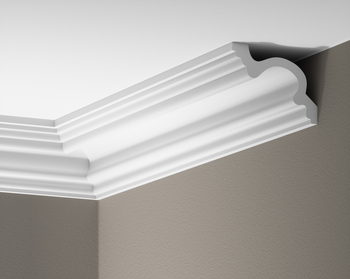 Listwa gzymsowa gładka Creativa LGG-46, wym. 12 x 8.8 x 240 cm