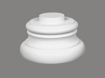 Podstawa kolumny ozdobnej C5001-4W biała wym. 28 x 14.5 x 28 cm, z ProFoam