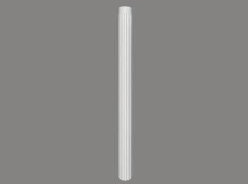 Kolumna ozdobna C3002W biała wym. 20 x 12.5 x 239.5 cm, z ProFoam