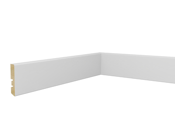 PRÓBKA 20 CM - Listwa przypodłogowa MDF Biała Premium, 56x10 mm, Pedross
