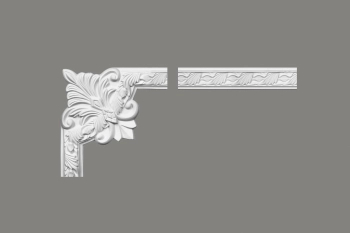 Narożnik MDC258-13 biały wym. 25.5 x 5.4 x 25.5 cm, z ProFoam